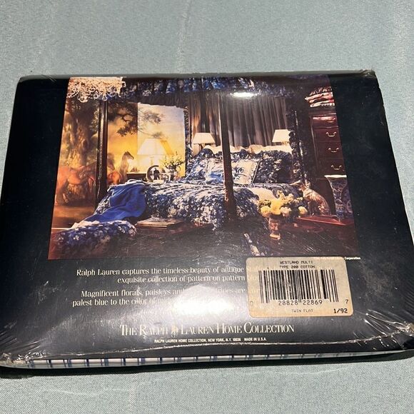 NEW Rare Ralph Lauren Westland Stripe Twin Flat Sheet Staffordshire - Picture 5 of 6